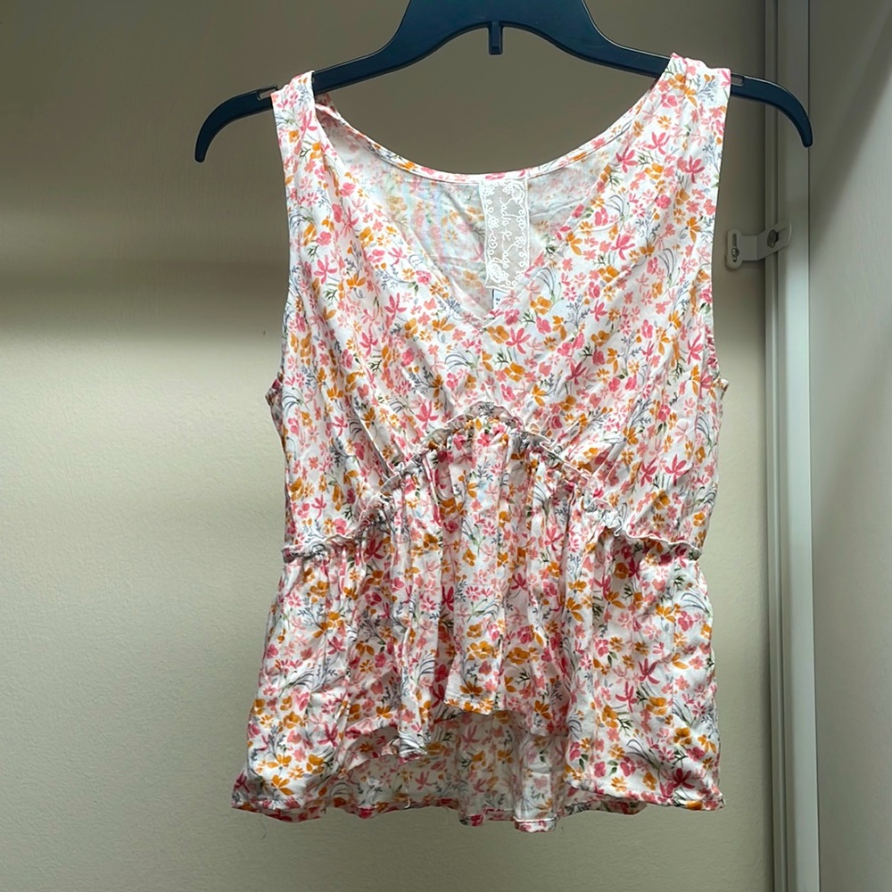 Floral tank top
